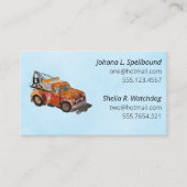 Blue Social introduction calling card-wrecker Visitenkarte (Vorderseite)