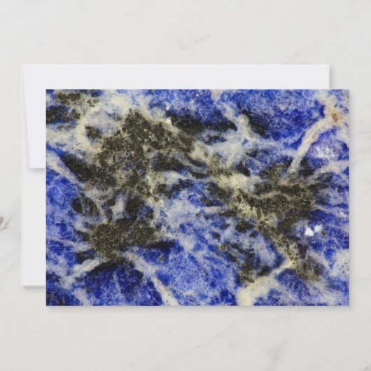 Blue Sodalite Dankeskarte (Vorderseite)