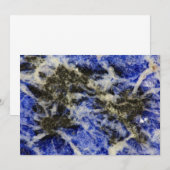 Blue Sodalite Dankeskarte (Vorne/Hinten)