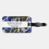 Blue Sodalite Gepäckanhänger (Rückseite horizontal)