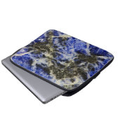 Blue Sodalite Laptopschutzhülle (Vorne Knopf)
