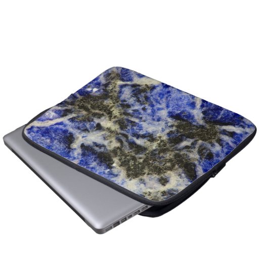 Blue Sodalite Laptopschutzhülle (Vorne Knopf)