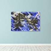 Blue Sodalite Leinwanddruck (Insitu (Holzboden))