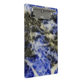 Blue Sodalite Mini Klemmbrett (Schrägansicht)