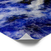 Blue Sodalite Poster (Ecke)