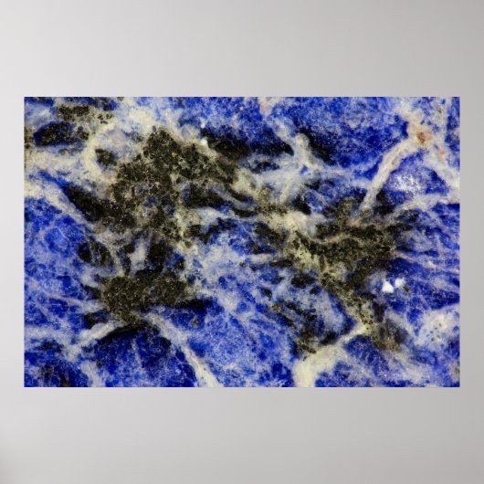 Blue Sodalite Poster (Vorne)