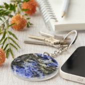 Blue Sodalite Schlüsselanhänger (Vorderseite rechts)
