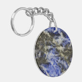 Blue Sodalite Schlüsselanhänger (Vorderseite links)