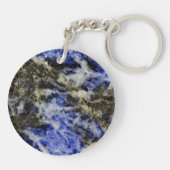 Blue Sodalite Schlüsselanhänger (Rückseite)
