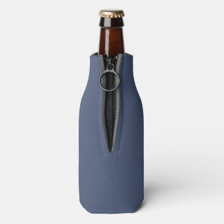 Blue Solid Color Personalize Flasche Cooler Flaschenkühler