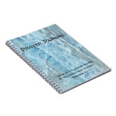 Blue Solid Rock Abstrakt Prayer Journal Notebook Notizblock (Rechte Seite)