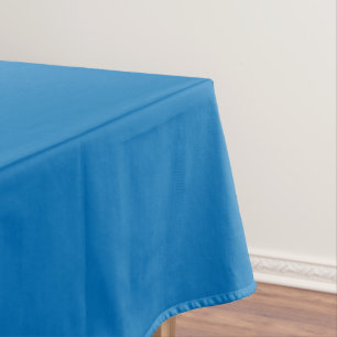 Blue Solid Tischdecke