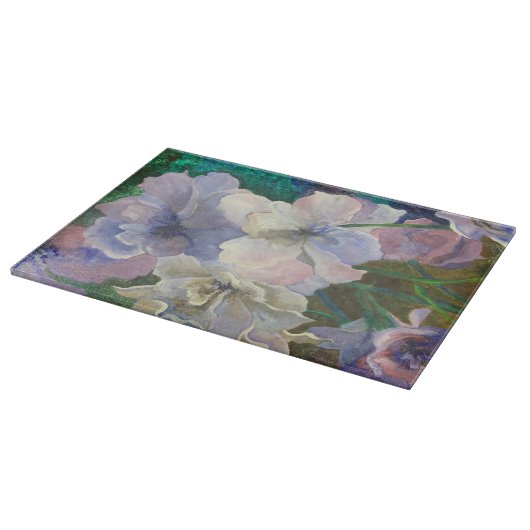Blue Soliloquie Glas Cutting Board Schneidebrett (Ecke)