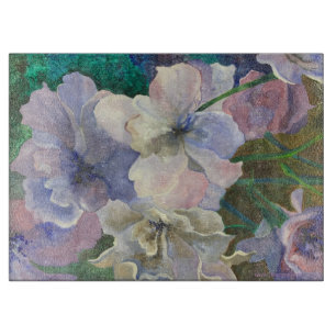 Blue Soliloquie Glas Cutting Board Schneidebrett