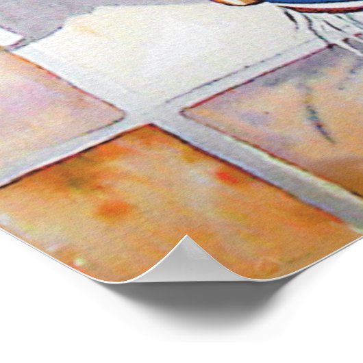 Blue Sombrero Poster (Ecke)