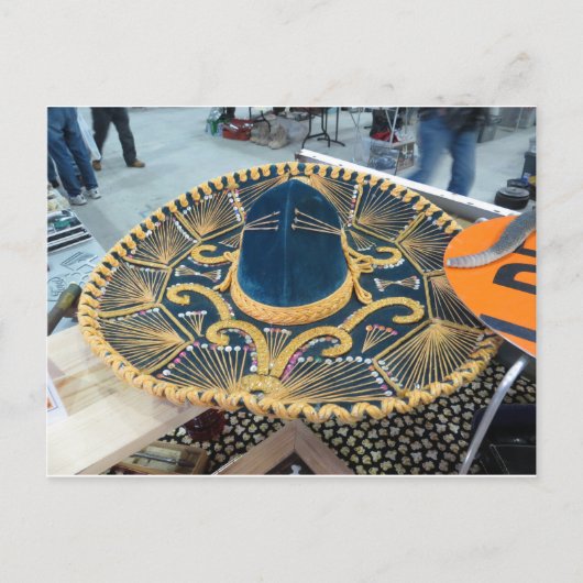 Blue Sombrero Postkarte (Vorderseite)