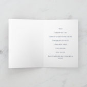 Blue Space Aquarius Geburtstagskarte Karte (Innenseite)