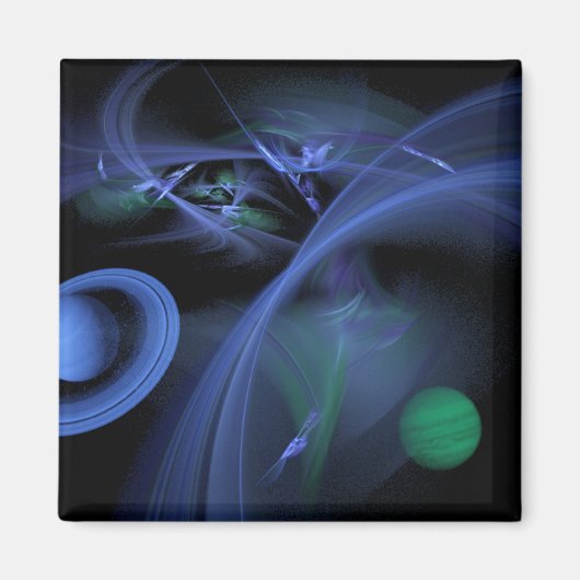 Blue Space Magnet (Vorne)