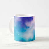 Blue Space Nebulae-Tasse Kaffeetasse (Vorderseite Links)