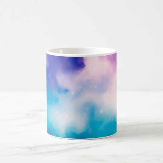 Blue Space Nebulae-Tasse Kaffeetasse (Mittel)