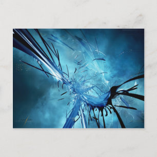 Blue Space Postkarte