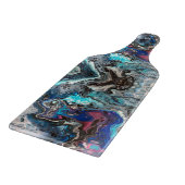 Blue space pouring schneidebrett (Ecke)