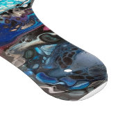 Blue space pouring schneidebrett (Ecke)