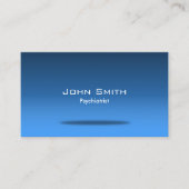 Blue Space Psychiater Business Card Visitenkarte (Vorderseite)