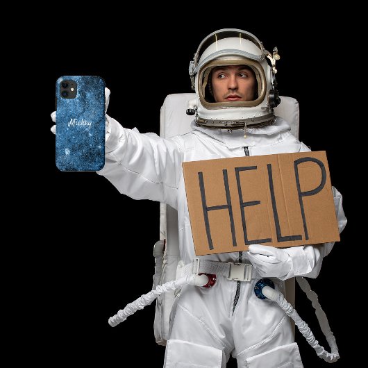 Blue Space Rock Case-Mate iPhone Hülle