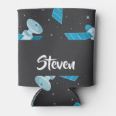 Blue space satellite pattern dosenkühler (Vorderseite)