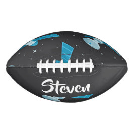 Blue space satellite pattern football