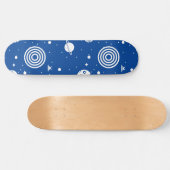 Blue Space Stuff Skateboard (Horizontal)