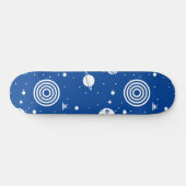 Blue Space Stuff Skateboard (Horizontal)
