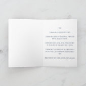 Blue Space Virgo Geburtstagskarte Karte (Innenseite)