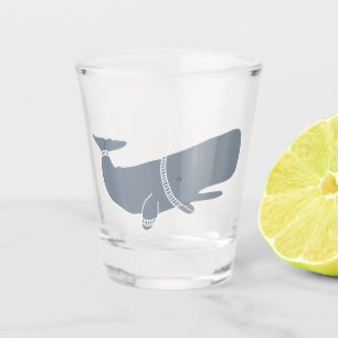 Blue Space Wal Sweater Hipster Feiertag Spaß Schnapsglas