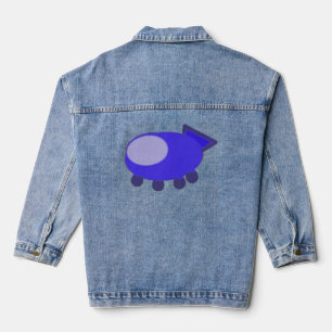 Blue Spaceship Denim Jacket Jeansjacke