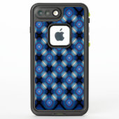 Blue Spacey Geometric (Rückseite)