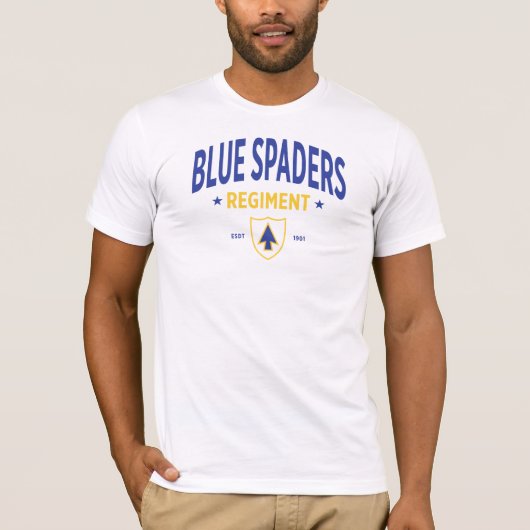 Blue Spaders - 26. Infanterie-Regime T-Shirt (Vorderseite)