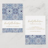 Blue Spanish Cards Visitenkarte (Vorne/Hinten)