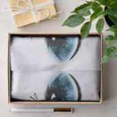 Blue Spark Schwarz-weiß Metallic Vielen Dank Seidenpapier (Geschenk)