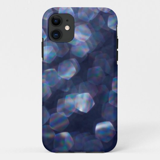Blue Sparkle Bokeh Lights Case-Mate iPhone Hülle (Rückseite)