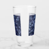 Blue Sparkle Bokeh Lights Glas (Rechts)