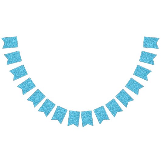 Blue Sparkle Bunting Flags Wimpelkette (Alle)