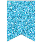 Blue Sparkle Bunting Flags Wimpelkette (Zweite Fahne)