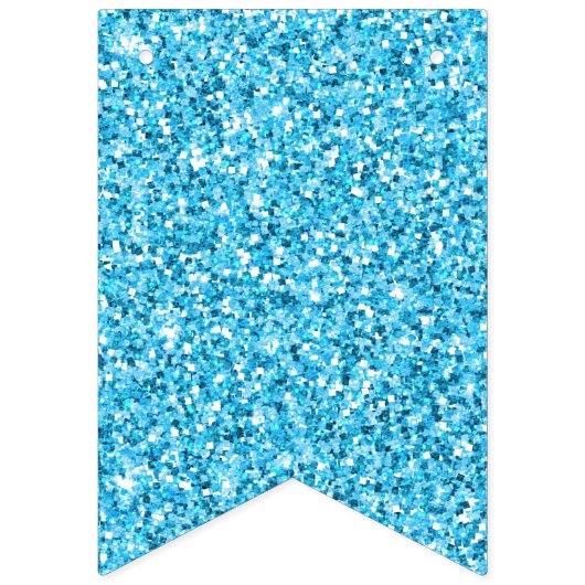 Blue Sparkle Bunting Flags Wimpelkette (Erste Fahne)