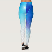 Blue Sparkle Leggings (Rückseite)