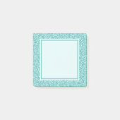 Blue Sparkle Post It Notes Post-it Klebezettel (Vorderseite)