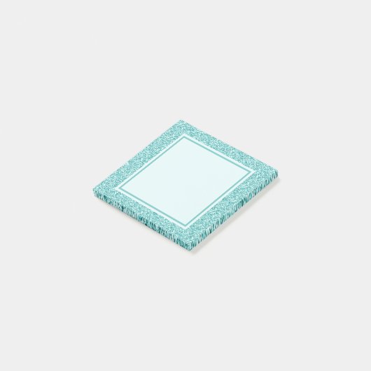 Blue Sparkle Post It Notes Post-it Klebezettel (angewinkelt)
