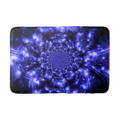 Blue Sparkling Lights Badematte (Vorderseite)