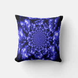 Blue Sparkling Lights Kissen